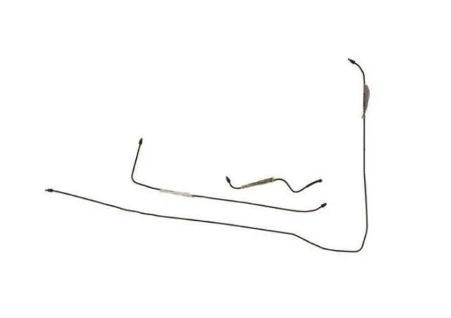 1964-67 Chevrolet El Camino Rear Air Shock Lines Stainless - CAS6401OM